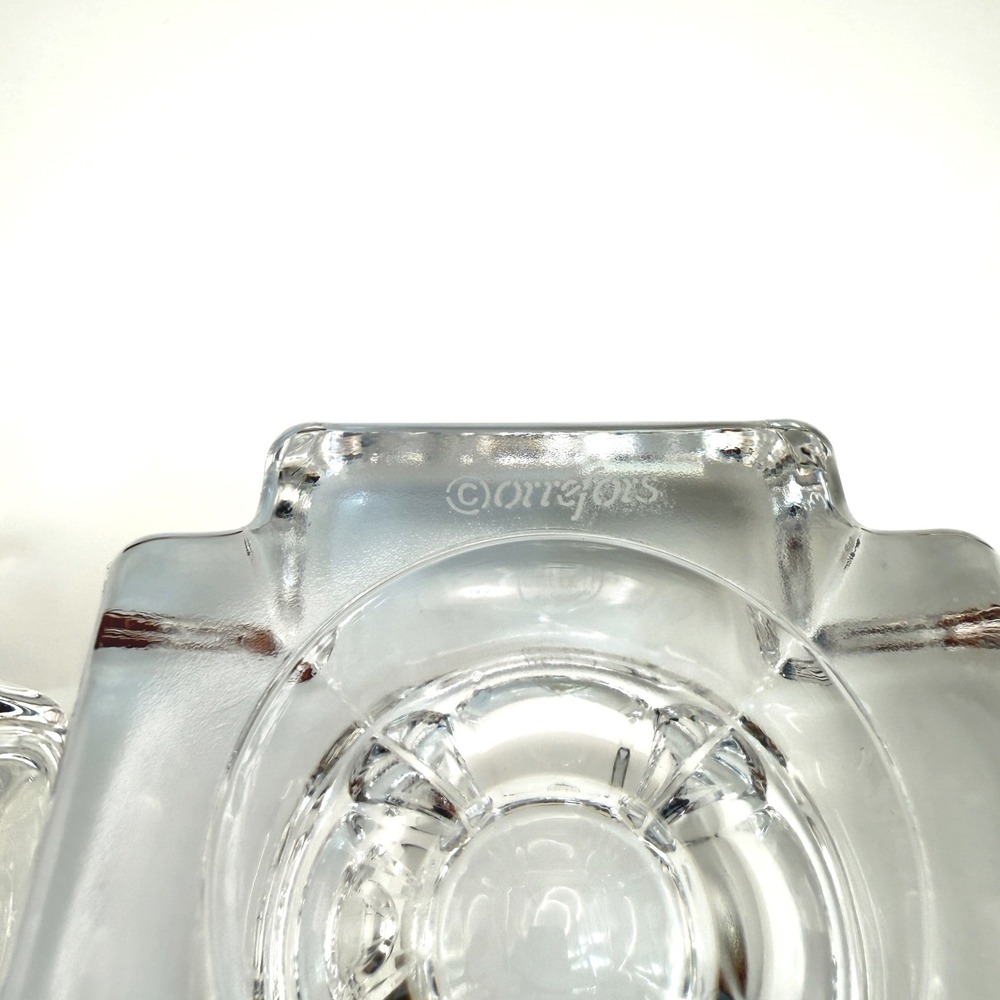 Vintage Orrefors Max Crystal Cross Votive Tealight Holders Pair Anna Ehrner - Picture 10 of 16